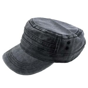 Dark grey Baker Boy cap hat